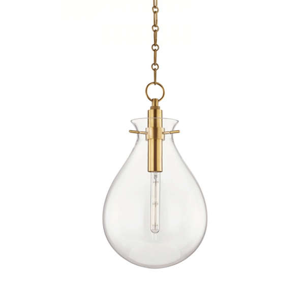 Ivy Pendant | Medium | Aged Bronze