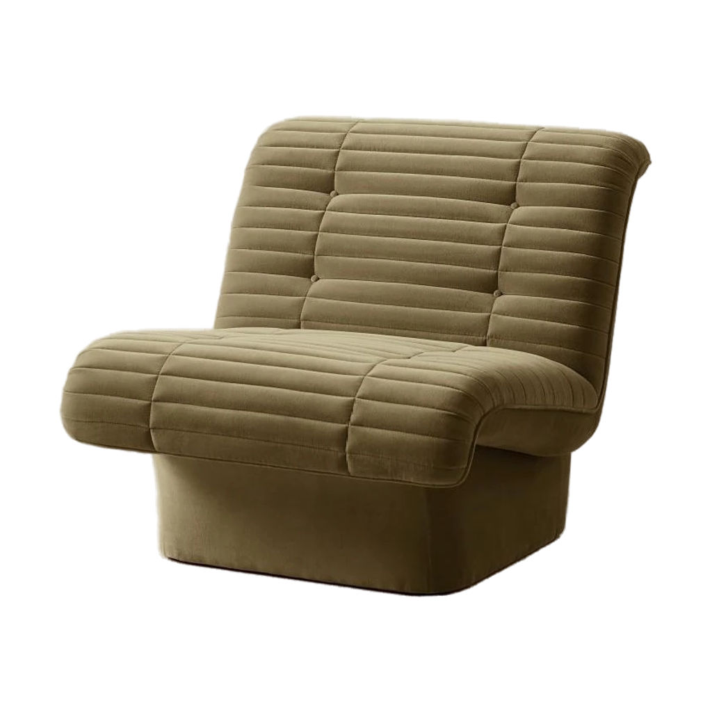 Preview image for Ewan Armchair, Velvet, Lichen