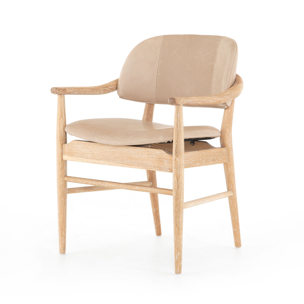 Osie Dining Chair-Vintage White Wash