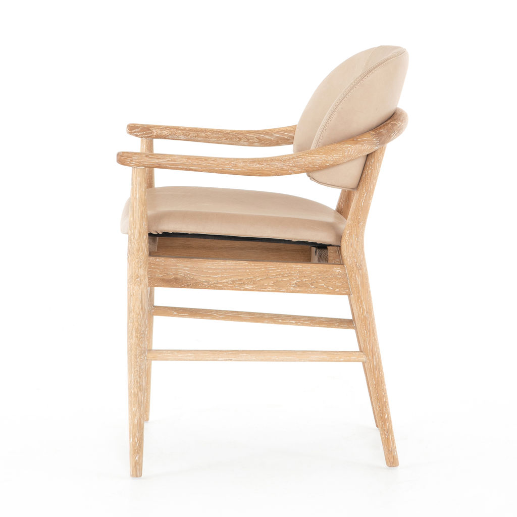 Osie Dining Chair-Vintage White Wash