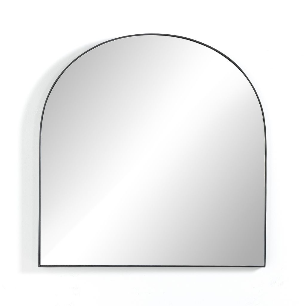 Preview image for Georgina Wide Mirror - Matte Black