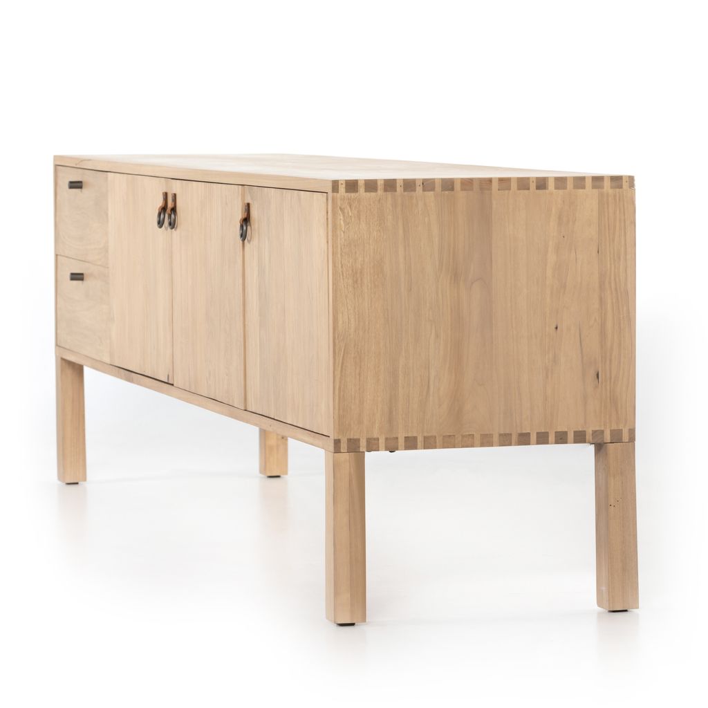 Isador Media Console, Dry Wash Poplar