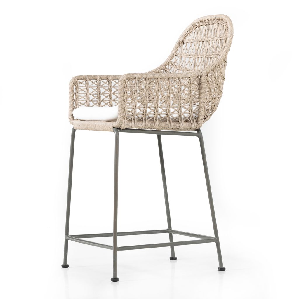 Bandera Counter Stool, Vintage White