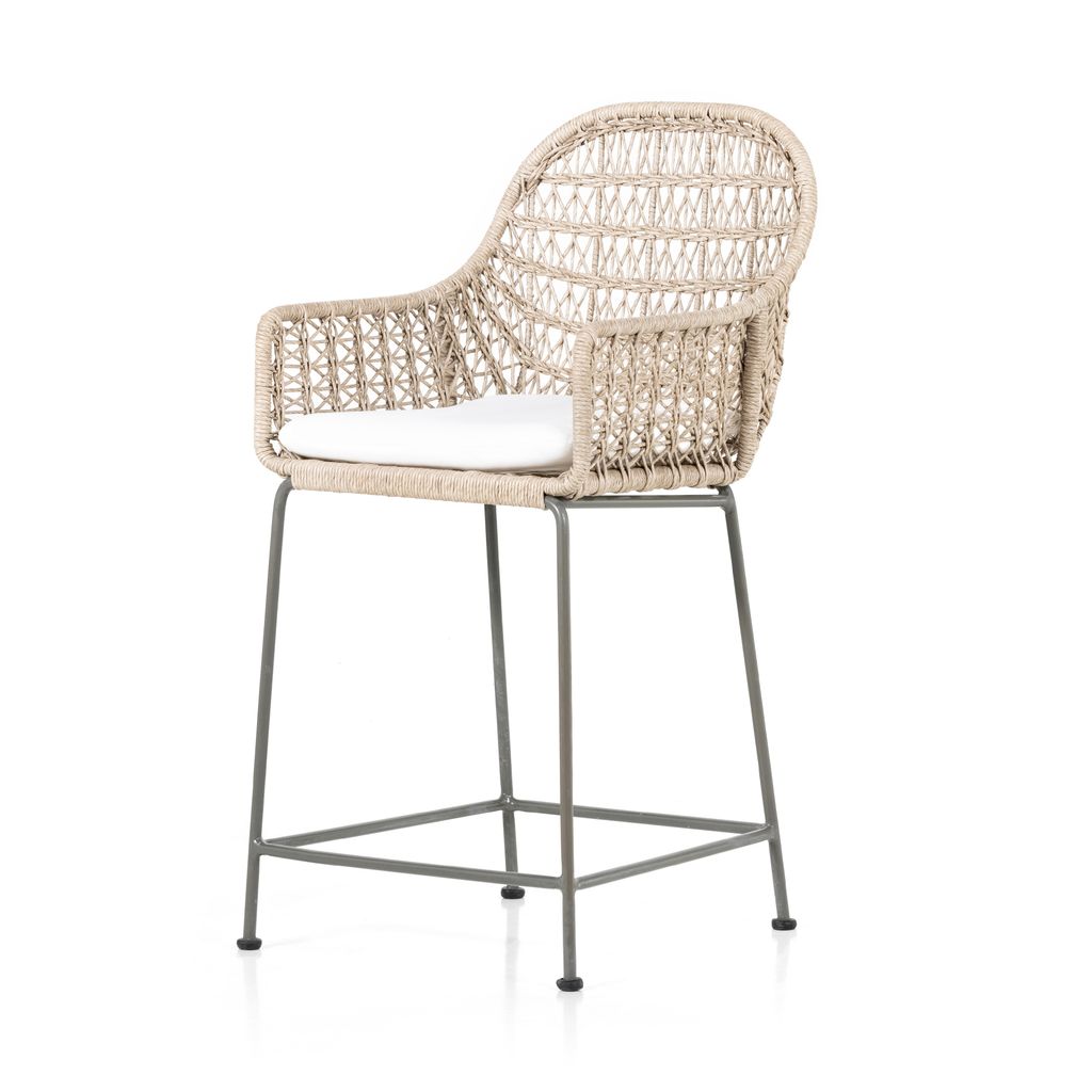 Bandera Counter Stool, Vintage White