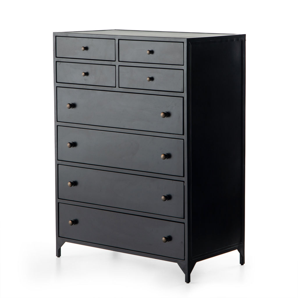 Preview image for Belmont 8 Drawer Tall Dresser, Black