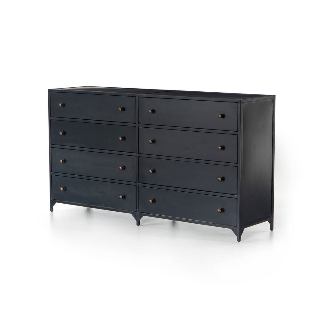 Preview image for Belmont 8 Drawer Metal Dresser, Black