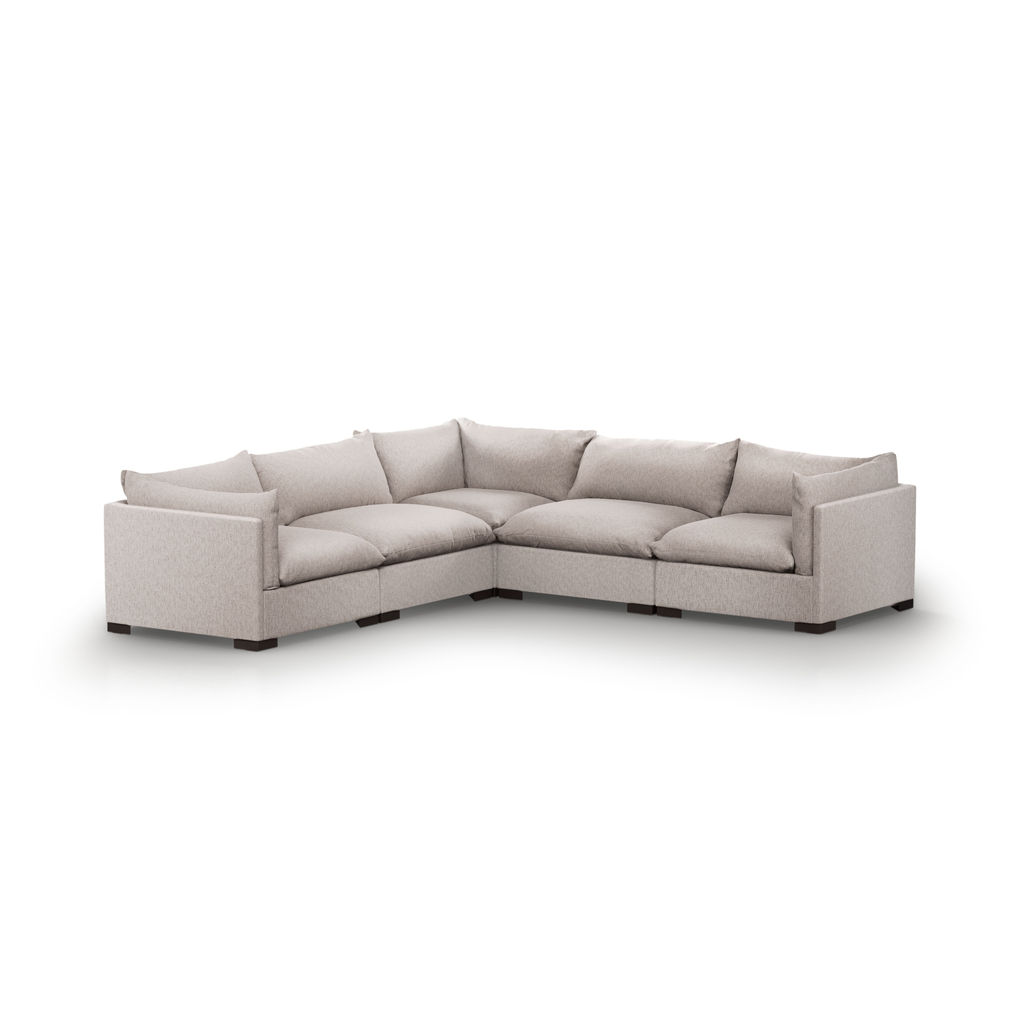 Westwood 5 Pc Sectional - Bayside Pebble