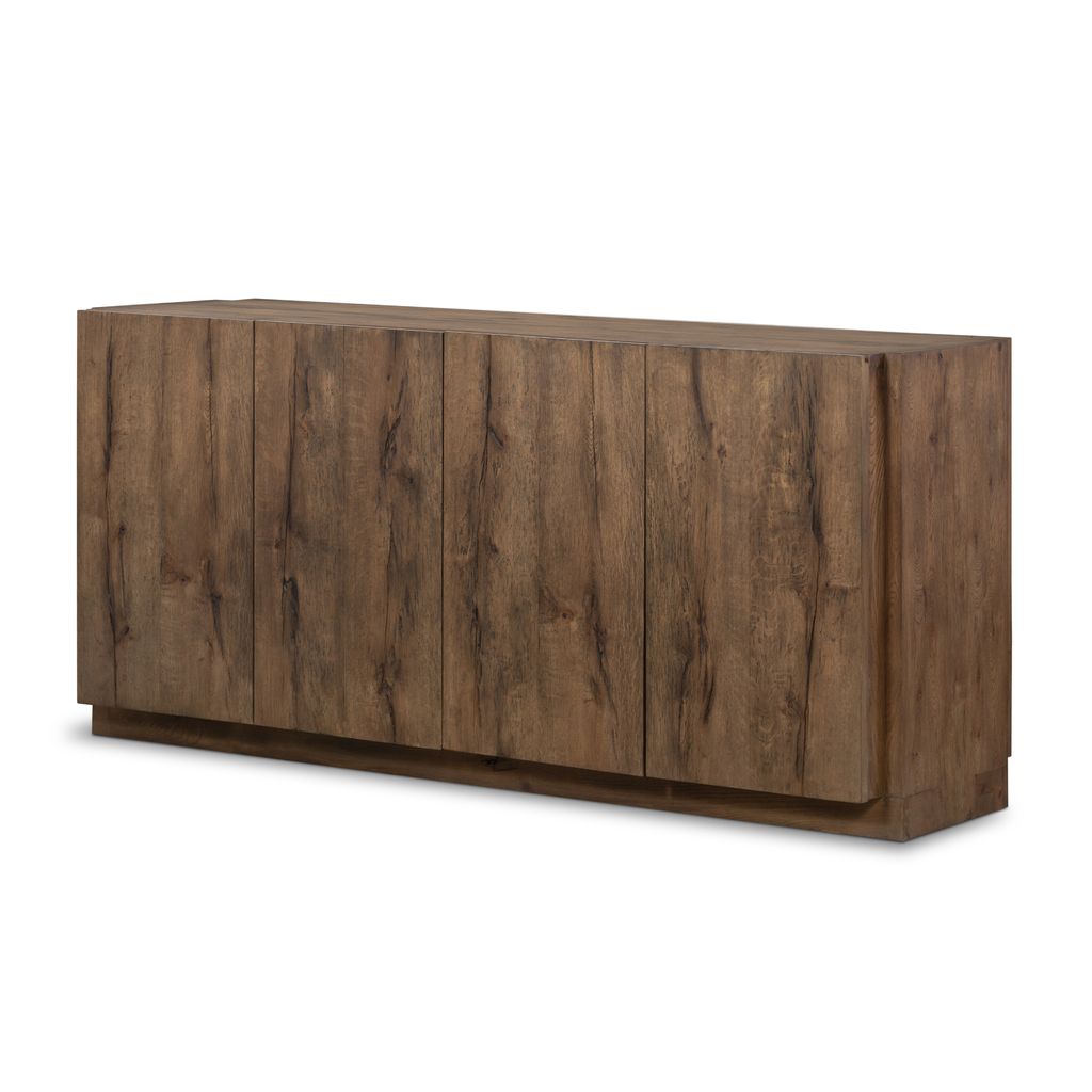 Solid Oak Sideboard, Rustic