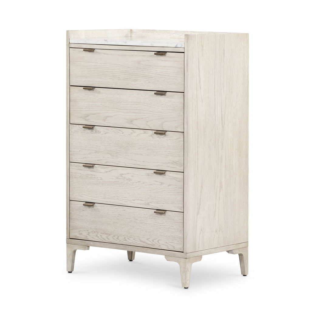 Preview image for Viggo Tall Dresser Vintage White Oak