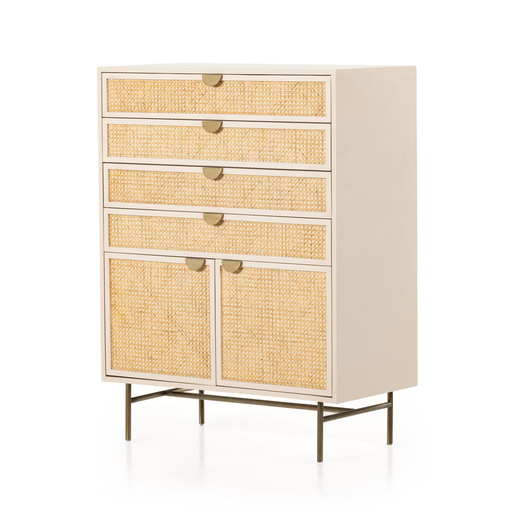 Preview image for Luella Tall Dresser Matte Alabaster
