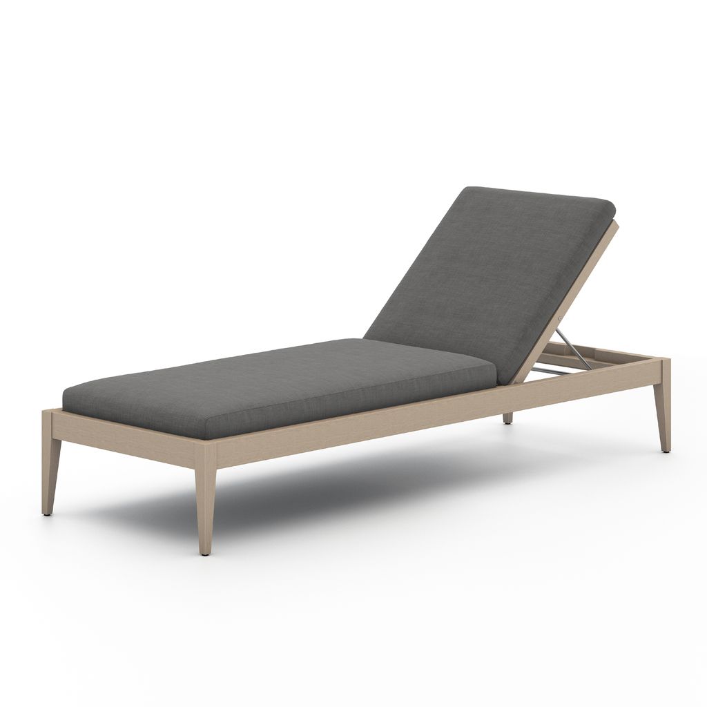 Preview image for Sherwood Outdoor Chaise, Washed Brown