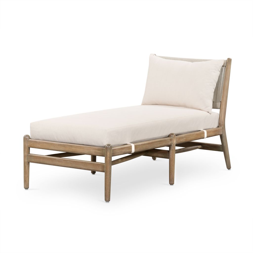 Preview image for Rosen Outdoor Chaise Natural Eucalyptus