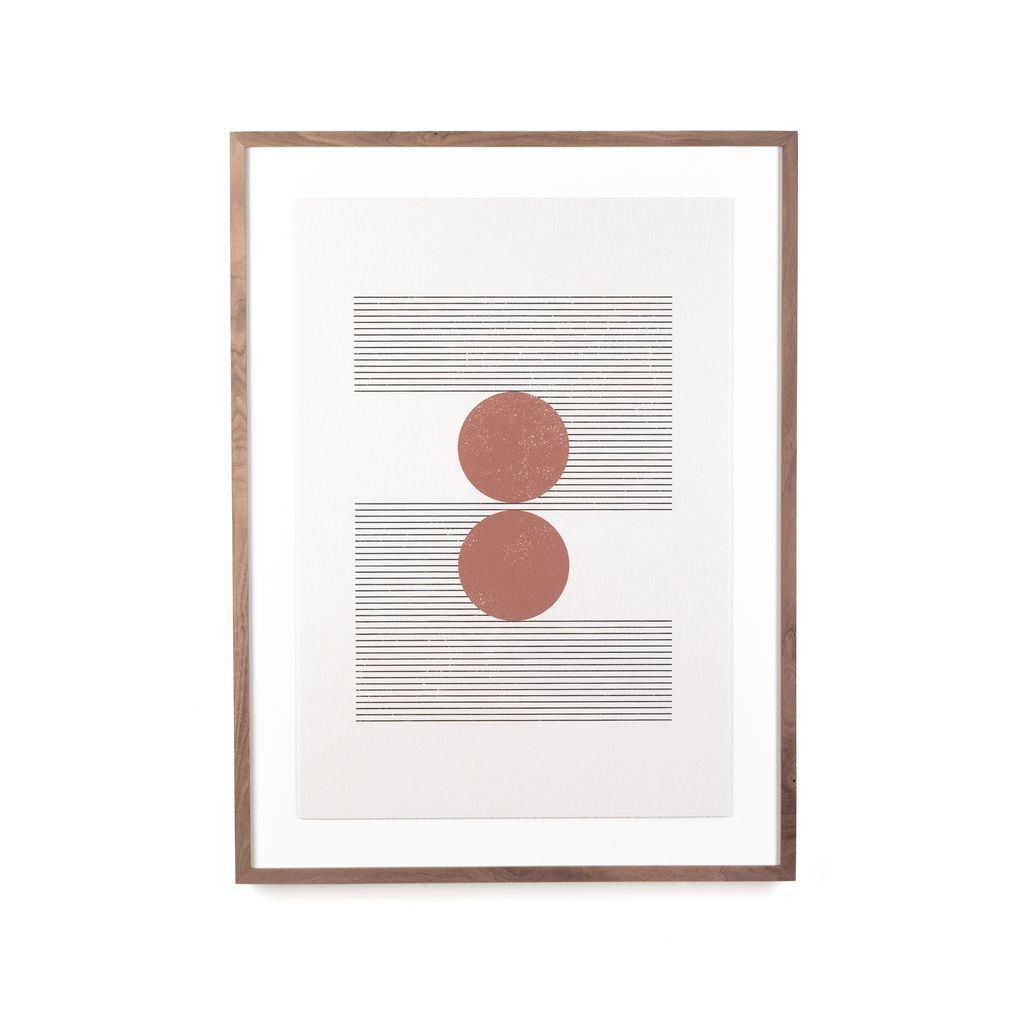 Preview image for Woodblock The Hug Beige Roseanne