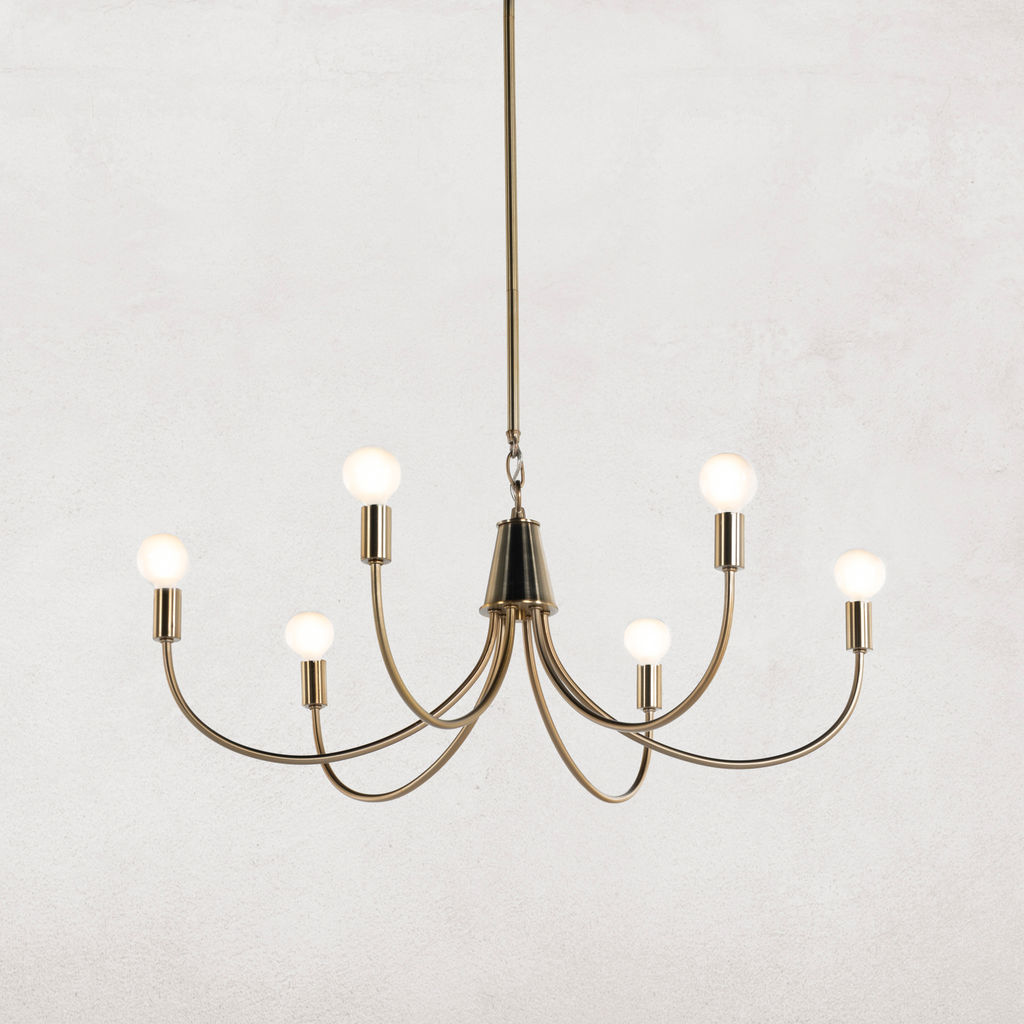 Preview image for Chandelier Classic Satin Brass