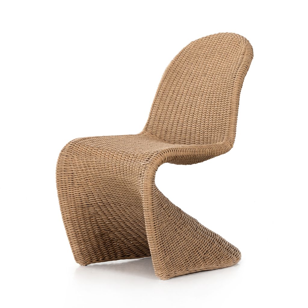 Preview image for Wicker Outdoor Dining Chair , Pc Cane Brown