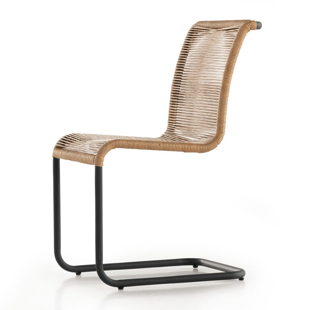 Grover Outdoor Dining Chair, Vintage Natural