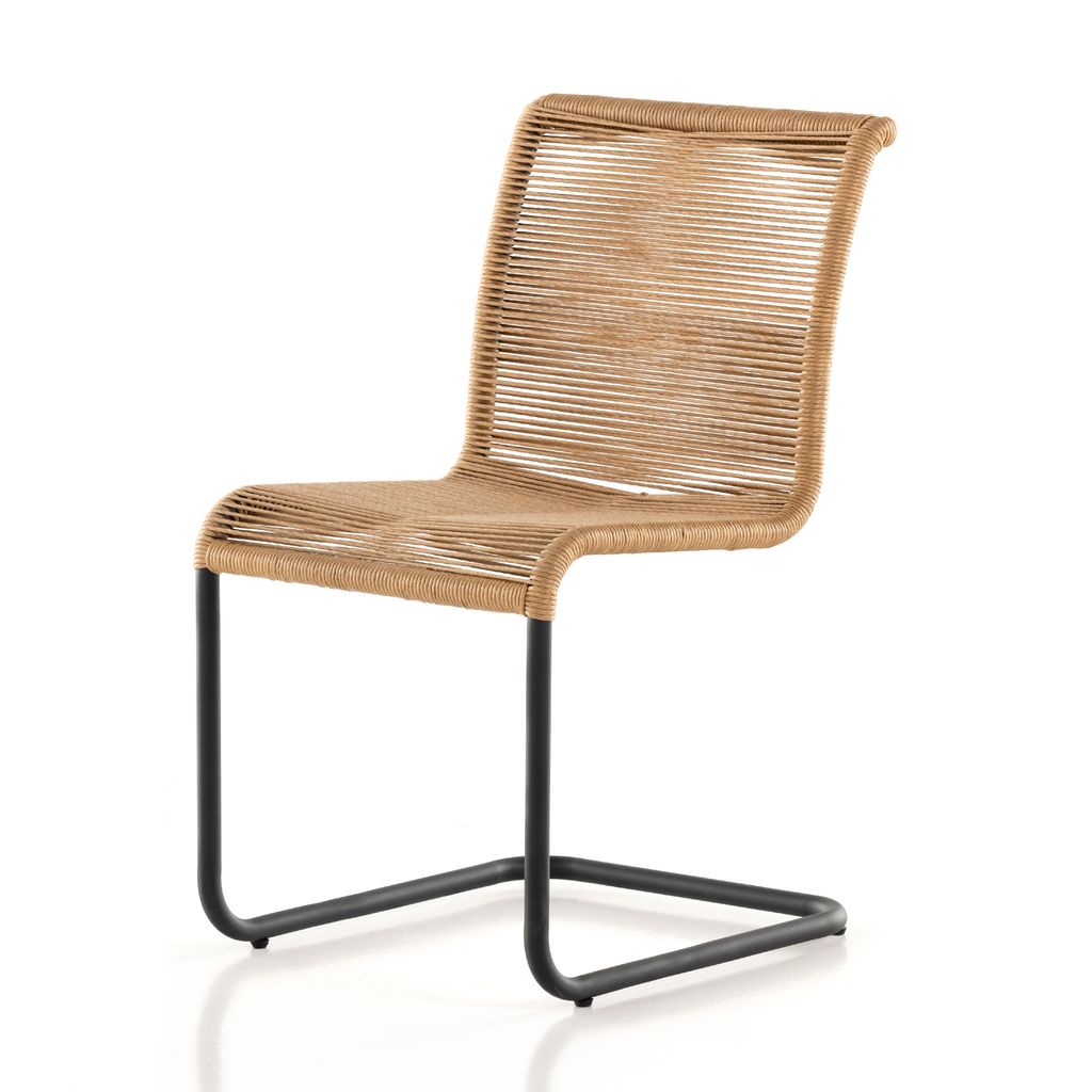 Grover Outdoor Dining Chair, Vintage Natural