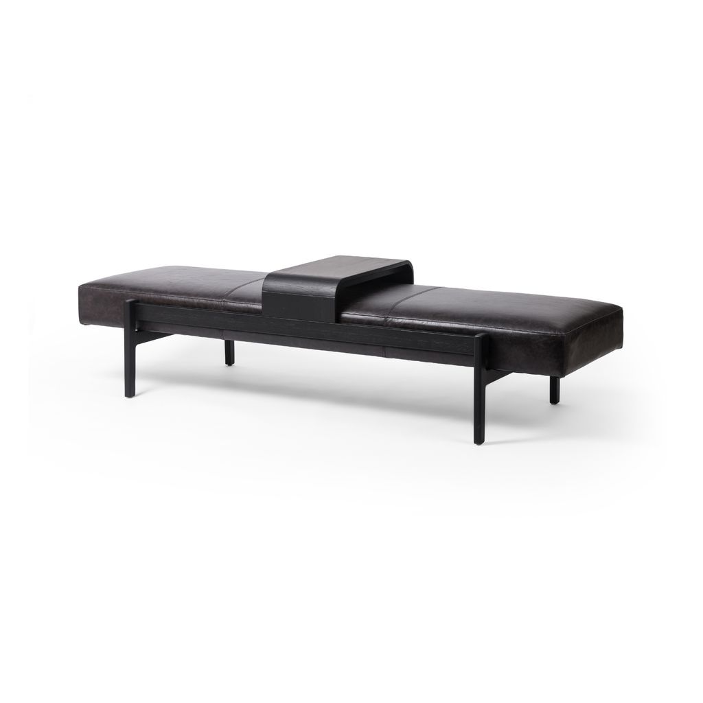 Fawkes Bench, Brushed Ebony