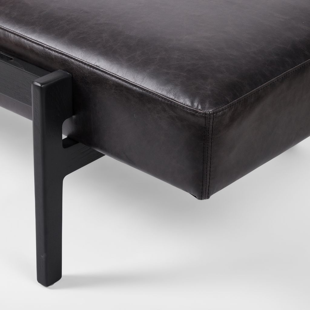 Fawkes Bench, Brushed Ebony