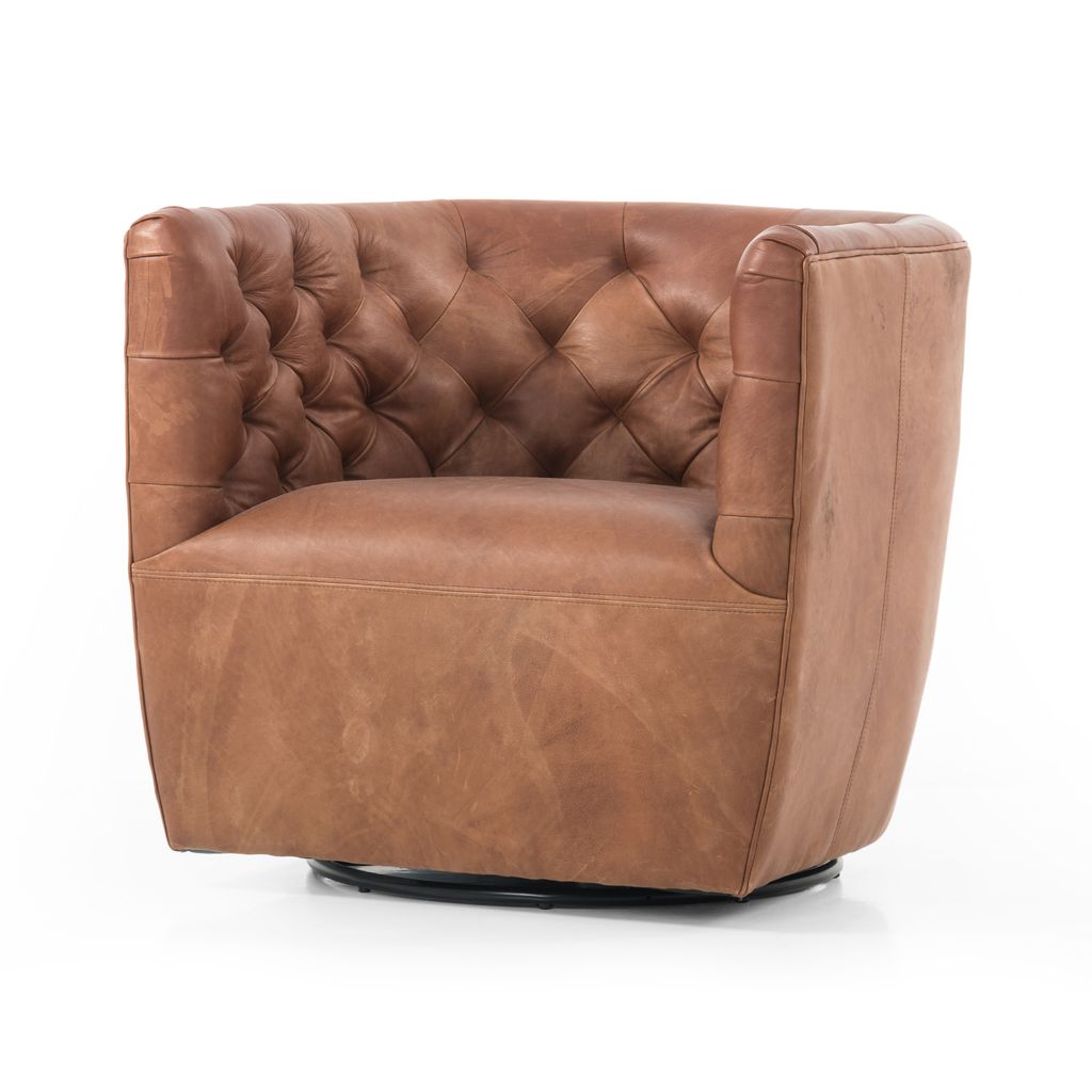 Preview image for Hanover Swivel Chair, Heirloom Sienna