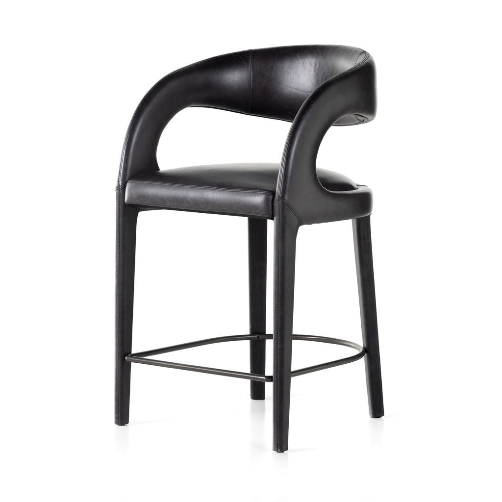 Preview image for Hawkins Counter Stool, Sonoma Black