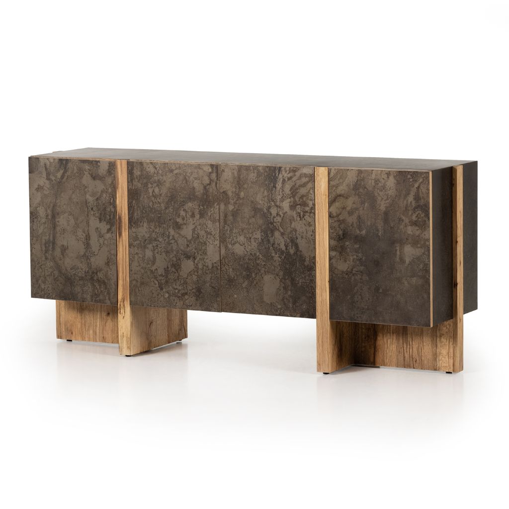 Bingham Sideboard, Rustic Oak Veneer