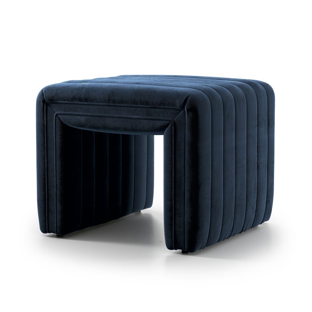 Preview image for Augustine Ottoman 21", Sapphire Navy