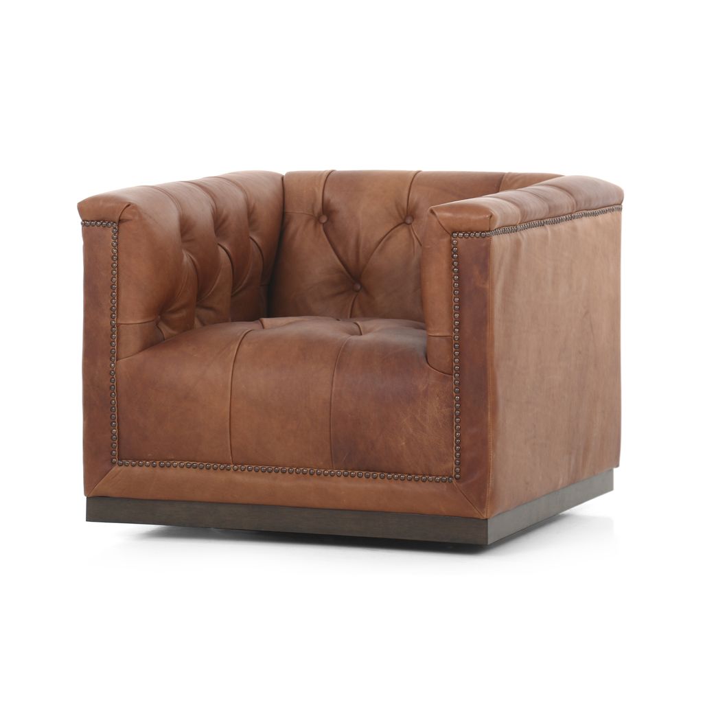 Maxx Swivel Chair, Heirloom Sienna