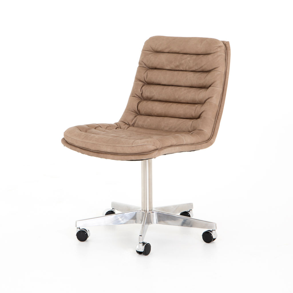 Preview image for Malibu Desk Chair, Natural Wash Mushroom