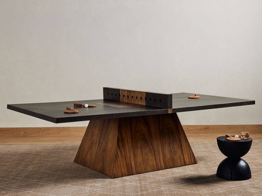 Ping Pong Table, Natural Brown Guanacaste