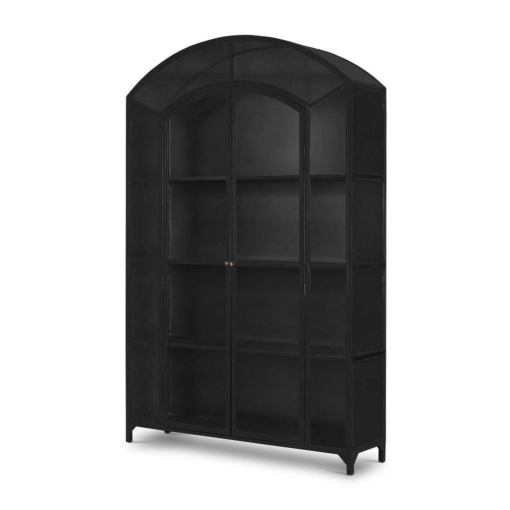 Preview image for Belmont Wide Metal Cabinet, Black
