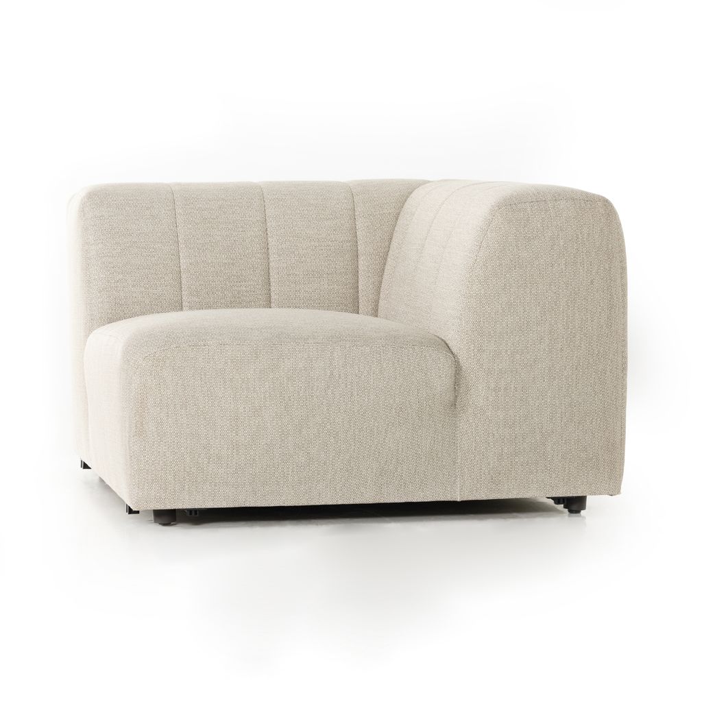 Gwen Outdoor Sectional Corner Piece, Faye Sand