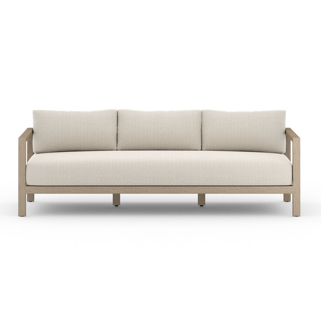 Sonoma Outdoor Sofa 88", Washed Brown