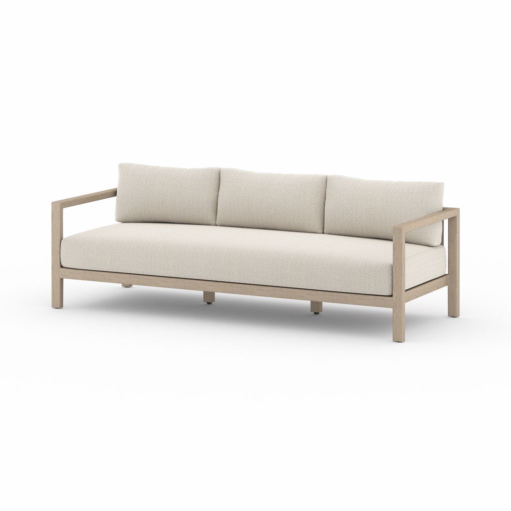 Sonoma Outdoor Sofa 88", Washed Brown