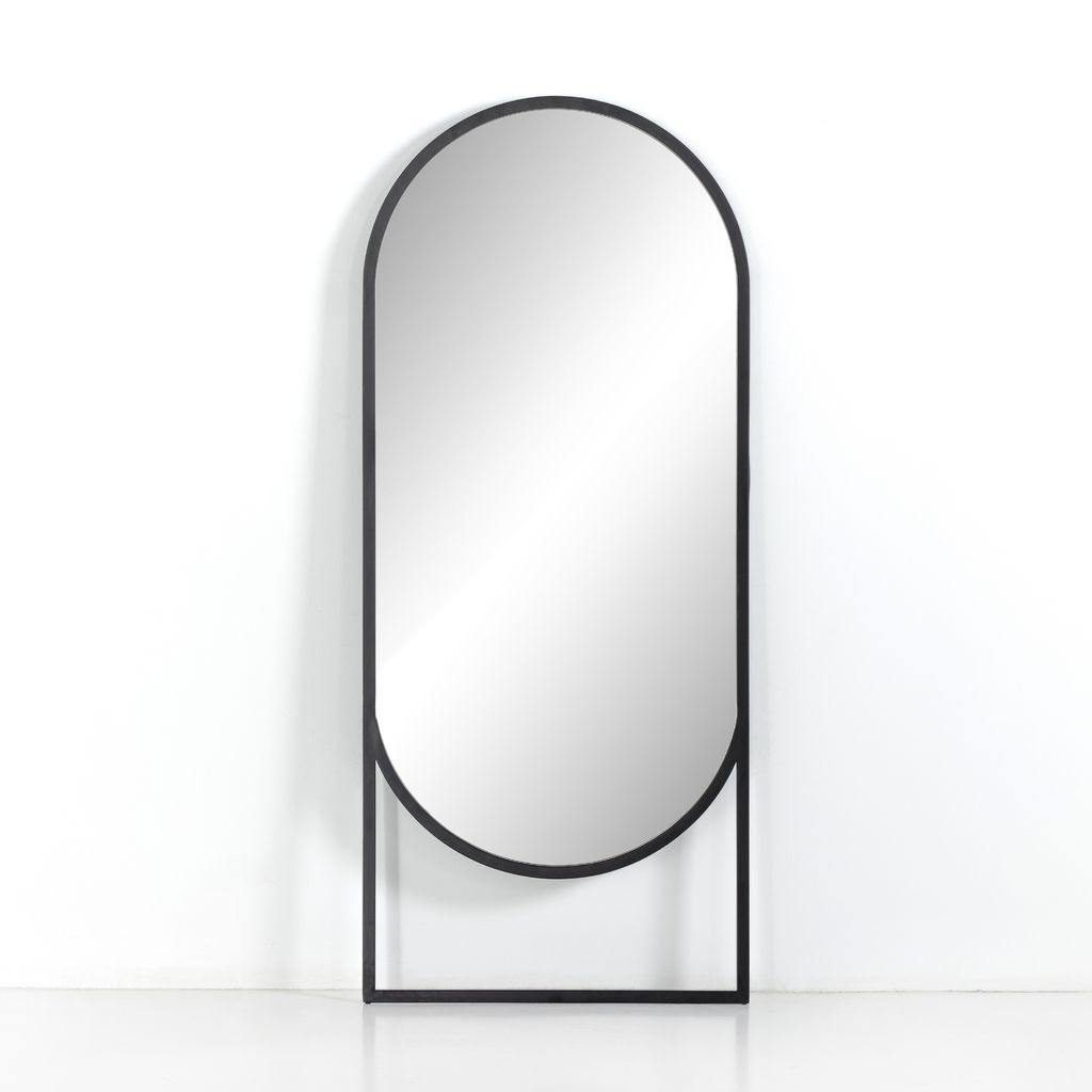 Preview image for Dawson Floor Mirror, Matte Black