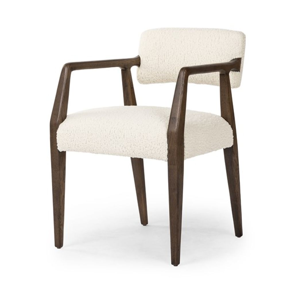 Tyler Dining Armchair-Sheepskin Natural