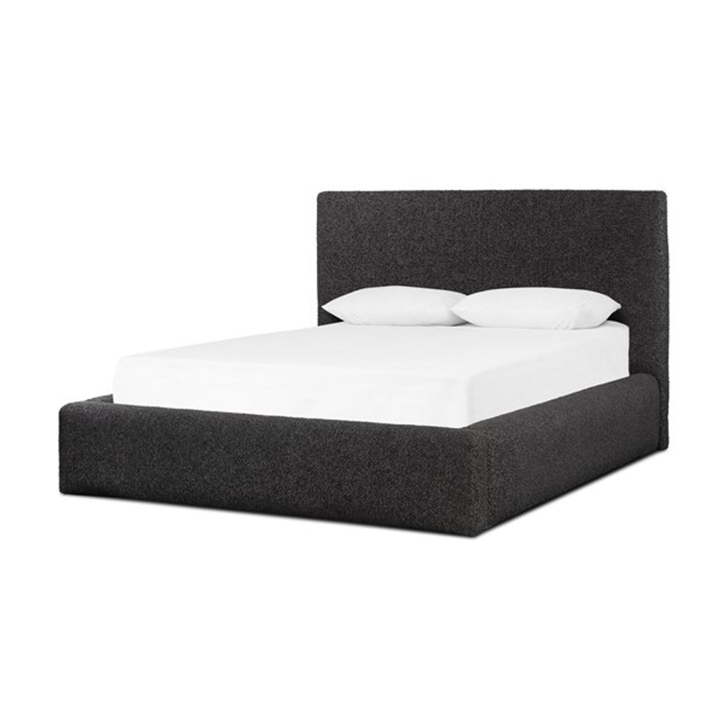 Quincy King Bed-Lisbon Charcoal