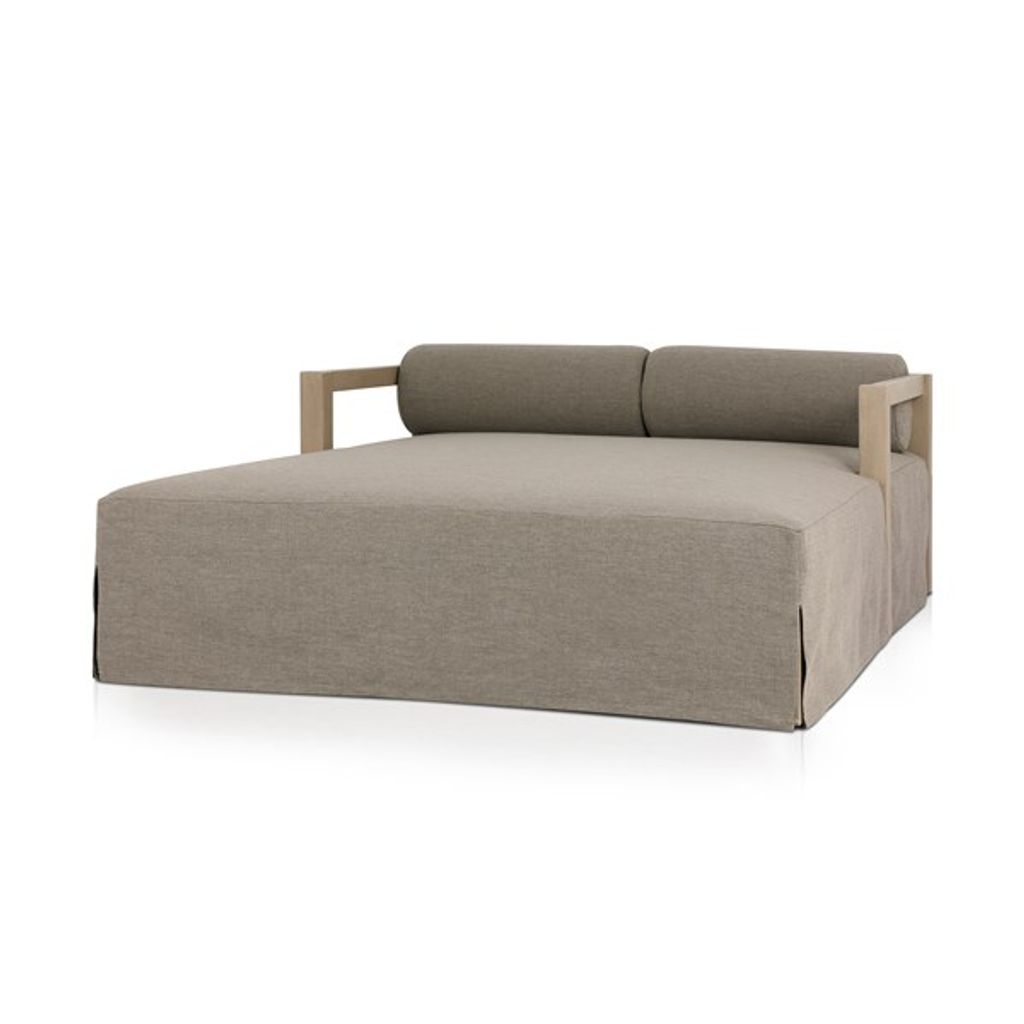 Laskin Outdoor Daybed-Washed Brown-Fsc