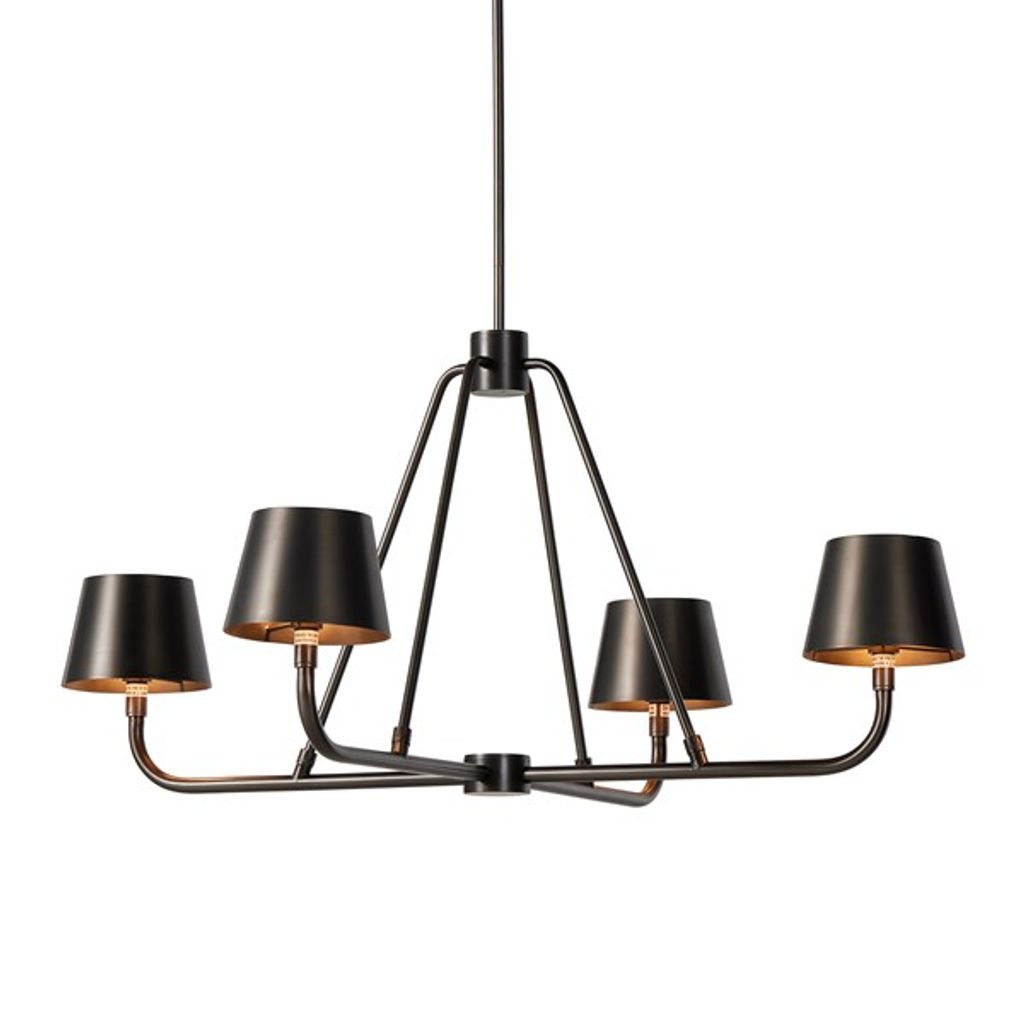 Dudley Chandelier-Dark Antique Iron