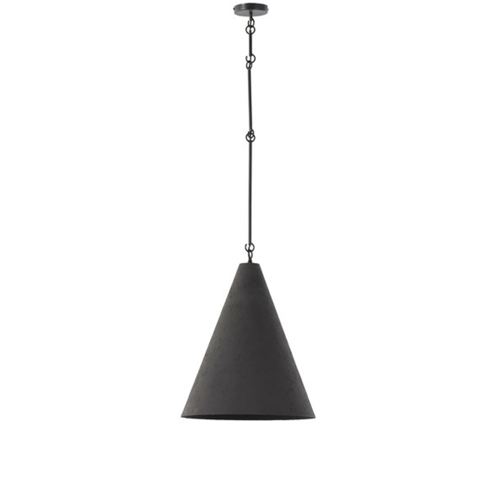 Preview image for Grazia Pendant-Matte Black Plaster