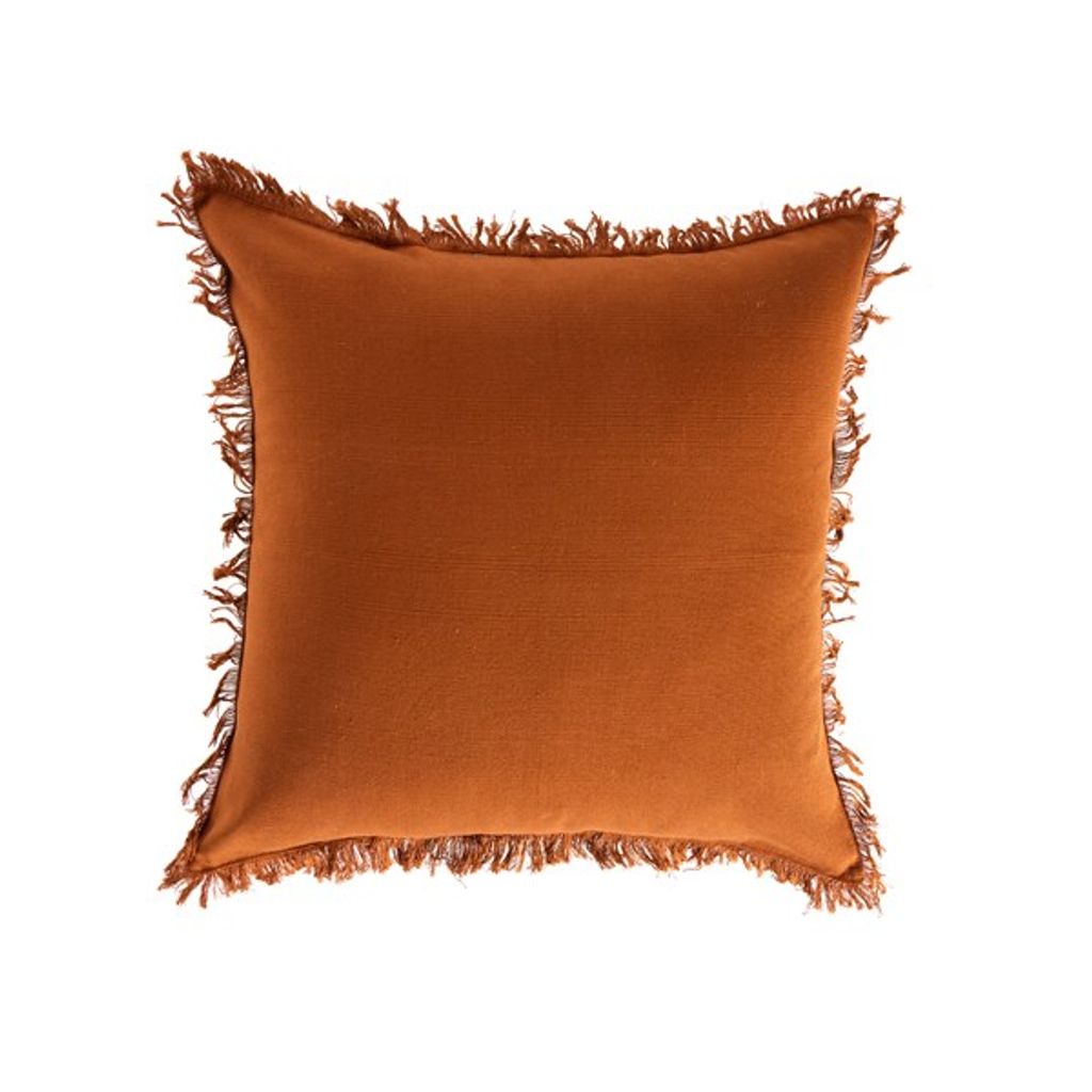 Handwoven Eyelash Pillow-Rst-22" X 22"