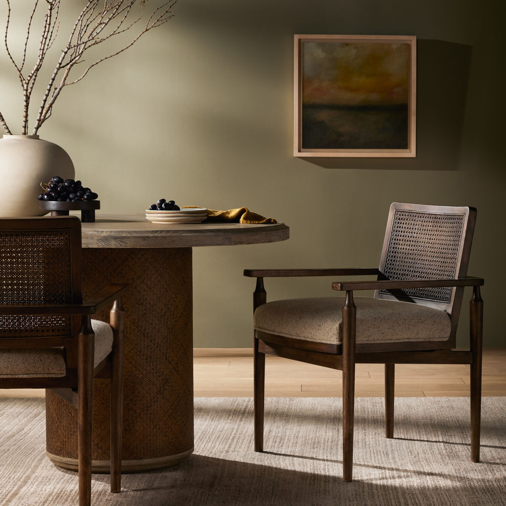 Xavier Dining Armchair, Hasselt Taupe