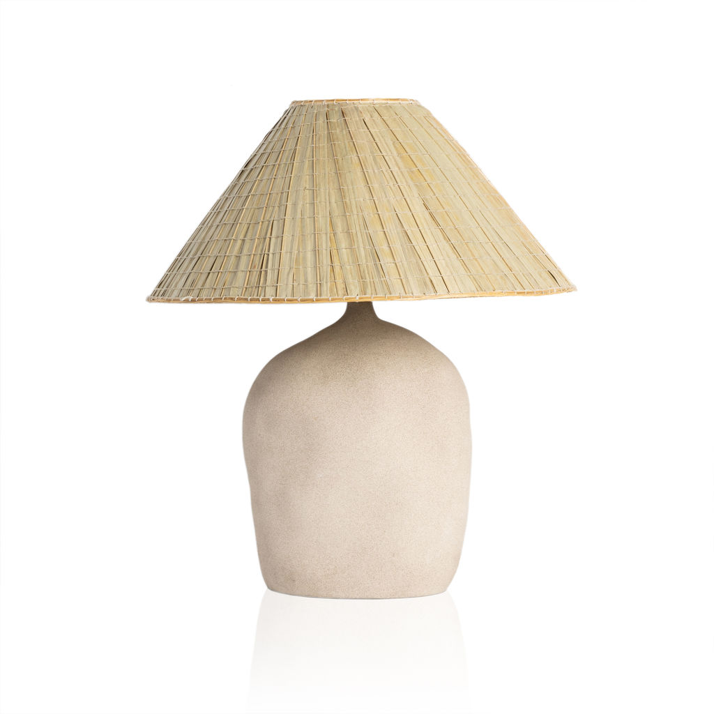 Cobb Table Lamp, Sand Porcelain