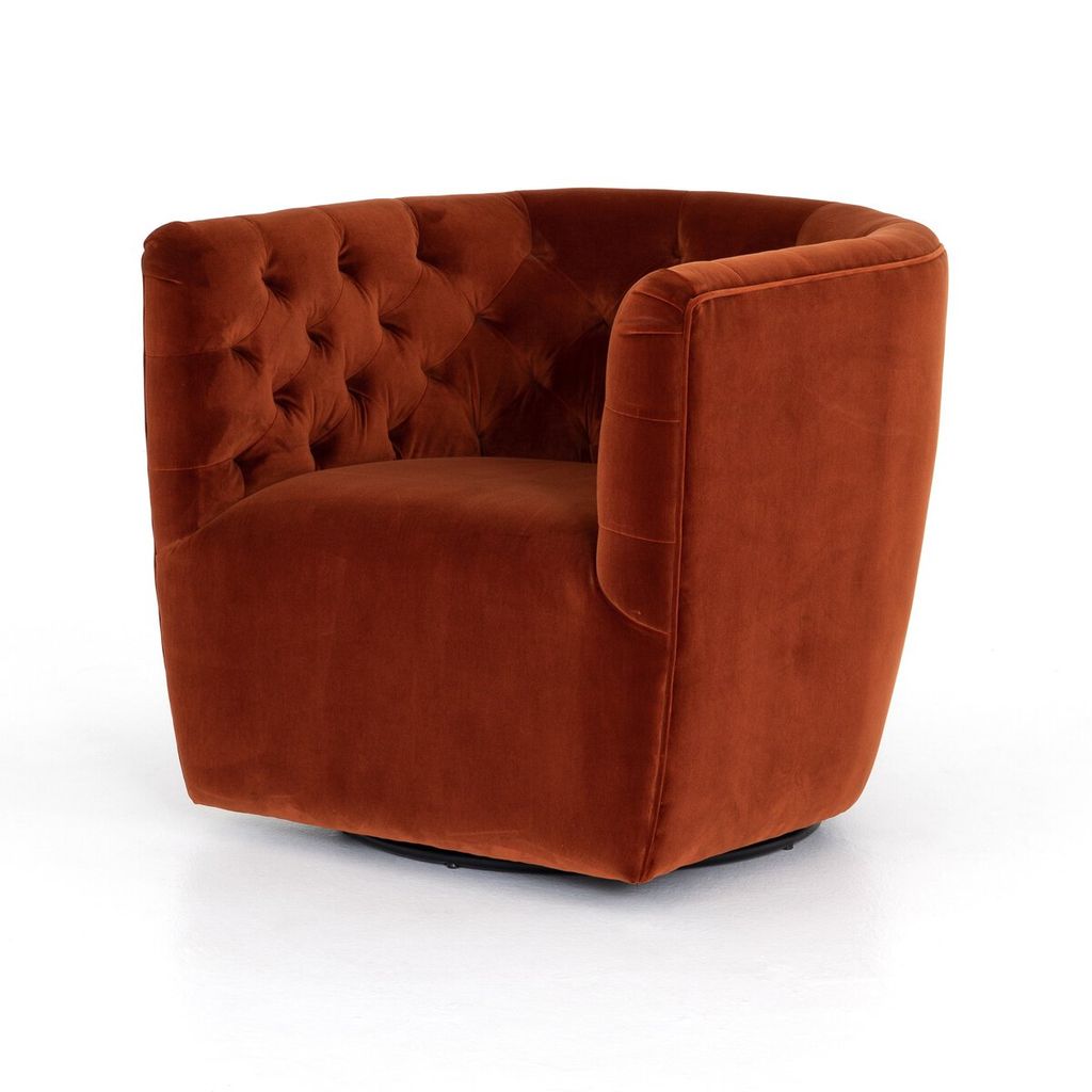 Hanover Tufted Swivel Chair