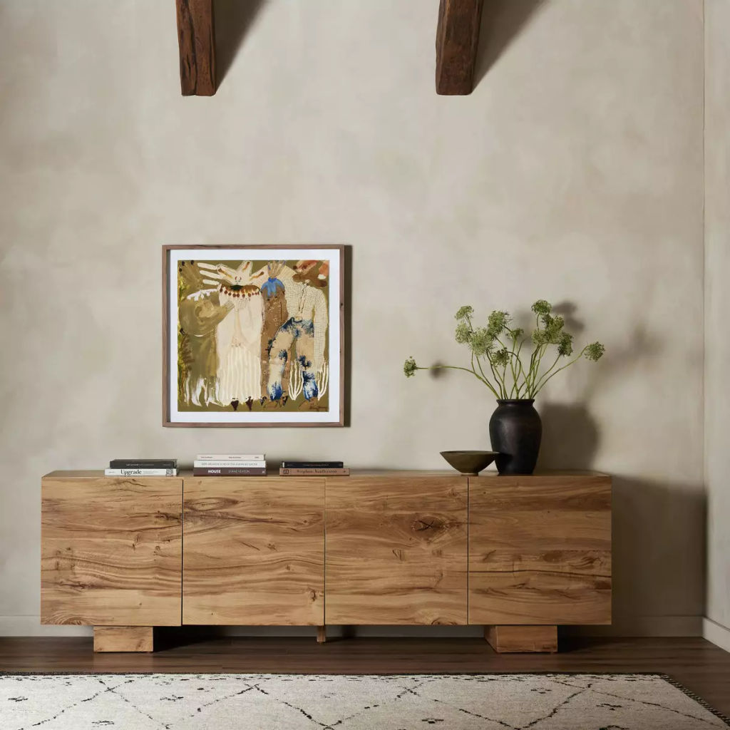 Living Room  Sideboard, Natural Reclaimed French Oak