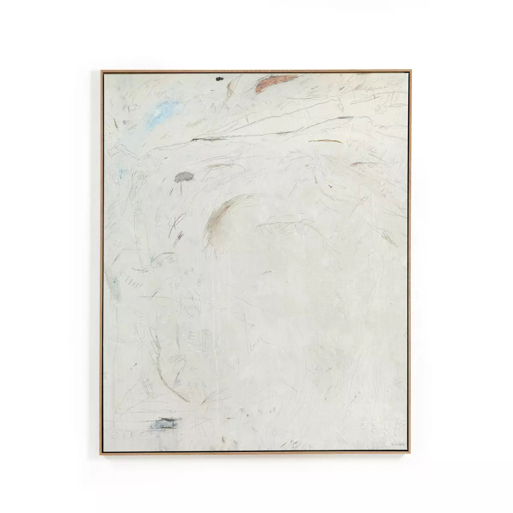 Between The Vines And The Sea By Tyler Guinn 32.5" X 2" X 40", Vertical Grain White Oak Floater