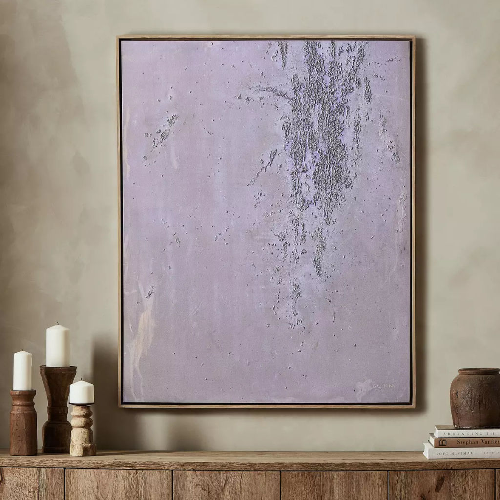 Where The Wild Lilacs Grow By Tyler Guinn 32" X 2" X 40", Vertical Grain White Oak Floater