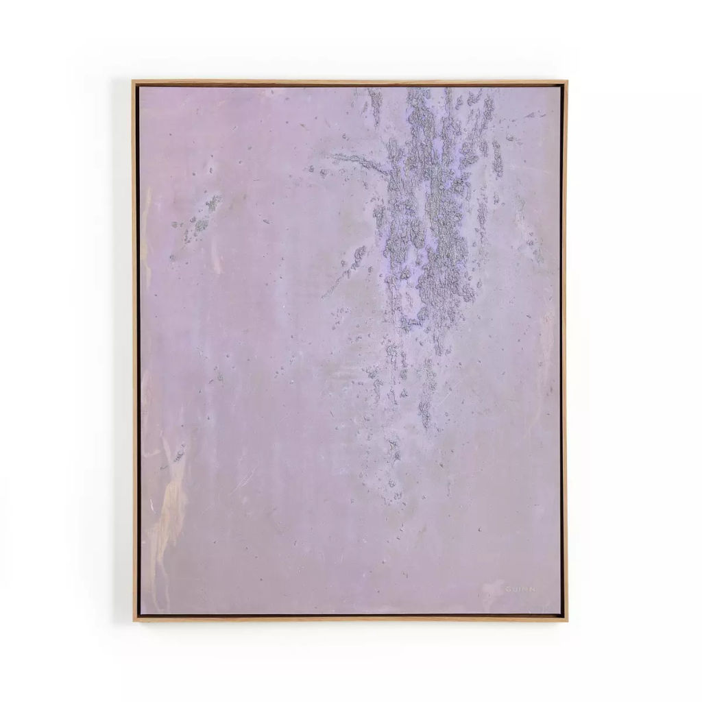 Where The Wild Lilacs Grow By Tyler Guinn 32" X 2" X 40", Vertical Grain White Oak Floater