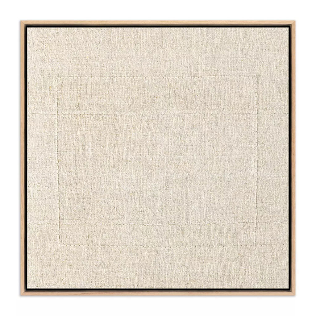 Boxed In By Karen Covey 32" X 2" X 32", Vertical Grain White Oak Floater