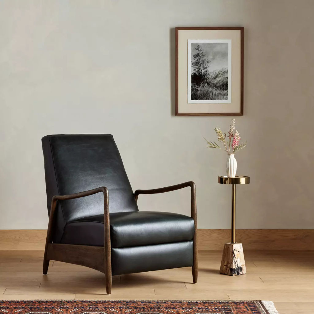 Braden Recliner 29" X 37" X 36.5", Dakota Black